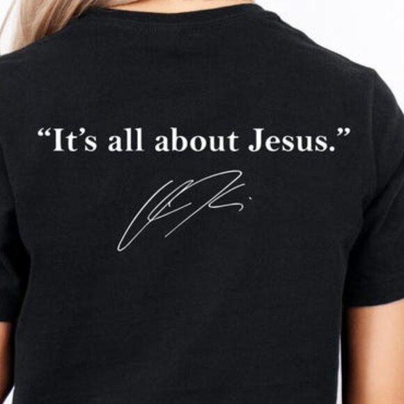 t's All About Jesus Shirt, Charlie Kirk RIP Shirt, Rest in Peace Charlie Kirk - Picture 2 of 5